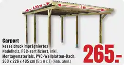 B1 Discount Baumarkt Carport Angebot