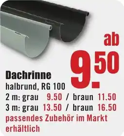 B1 Discount Baumarkt Dachrinne Angebot