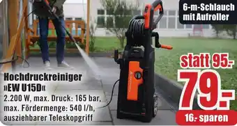 B1 Discount Baumarkt Hochdruckreiniger EW U15D Angebot