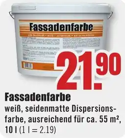 B1 Discount Baumarkt Fassadenfarbe Angebot