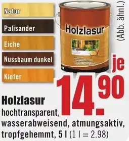 B1 Discount Baumarkt Holzlasur Angebot