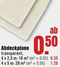 B1 Discount Baumarkt Abdeckplane Angebot