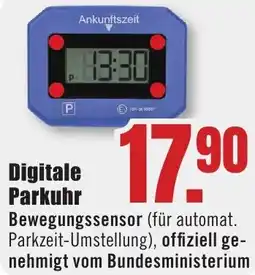 B1 Discount Baumarkt Digitale Parkuhr Angebot