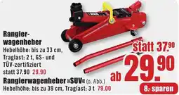 B1 Discount Baumarkt Rangierwagenheber Angebot