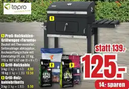 B1 Discount Baumarkt tepro Profi-Holzkohlen Grillwagen Toronto Angebot