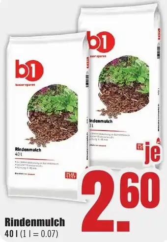 B1 Discount Baumarkt b1 Rindenmulch Angebot