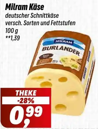 Simmel Milram Käse Angebot