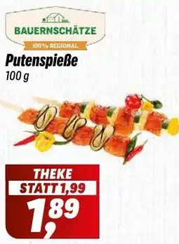 Simmel BAUERNSCHÄTZE Putenspieße Angebot