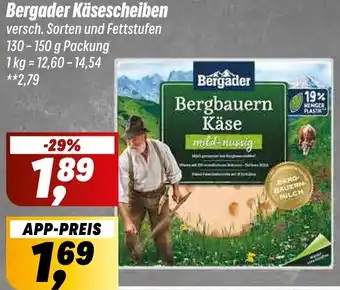 Simmel Bergader Käsescheiben Angebot