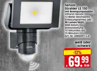 Herkules Baumarkt Sensor Strahler LS 150 Angebot