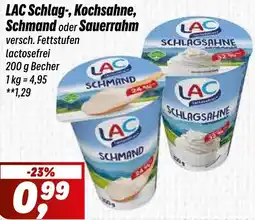 Simmel LAC Schlag-, Kochsahne, Schmand oder Sauerrahm Angebot