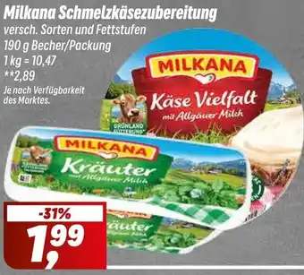 Simmel Milkana Schmelzkäsezubereitung Angebot