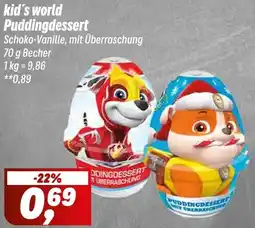 Simmel kid's world Puddingdessert Angebot