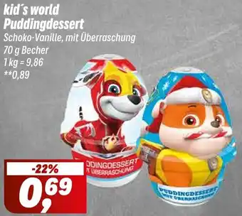 Simmel kid's world Puddingdessert Angebot