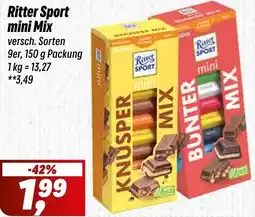 Simmel Ritter Sport mini Mix Angebot