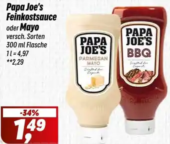 Simmel Papa Joe's Feinkostsauce oder Mayo Angebot