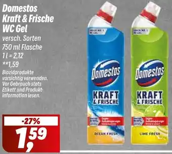 Simmel Domestos Kraft& Frische WC Gel Angebot