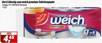 Simmel Gut & Günstig sooo weich premium Toilettenpapier Angebot