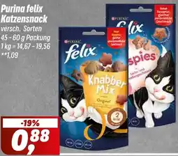 Simmel Purina felix Katzensnack Angebot