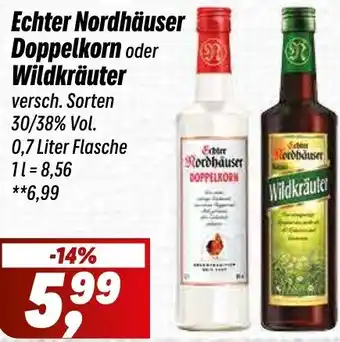 Simmel Echter Nordhäuser Doppelkorn oder Wildkräuter Angebot