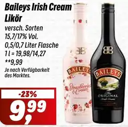 Simmel Baileys Irish Cream Likör Angebot