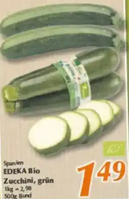 inkoop Spanien EDEKA Bio Zucchini, grün Angebot