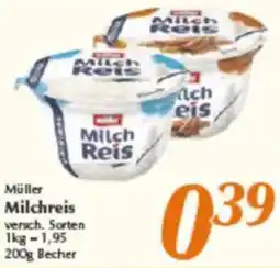 inkoop Müller Milchreis Angebot