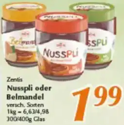 inkoop Zentis Nusspli oder Belmandel Angebot