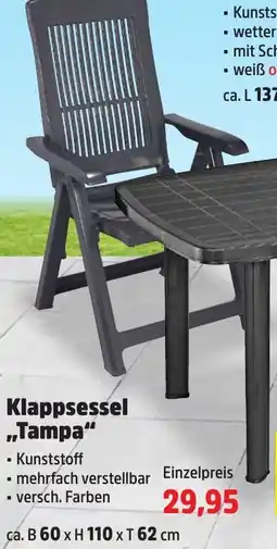 Thomas Philipps Klappsessel ,,Tampa" Angebot