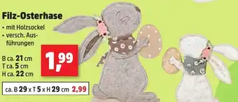 Thomas Philipps Filz-Osterhase Angebot