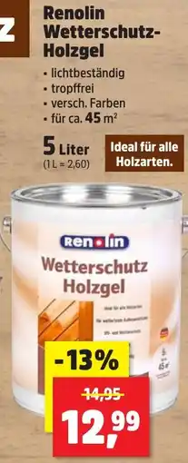 Thomas Philipps Renolin Wetterschutz Holzgel Angebot