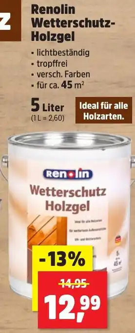 Thomas Philipps Renolin Wetterschutz Holzgel Angebot