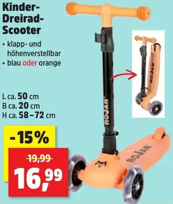 Thomas Philipps Kinder Dreirad Scooter Angebot