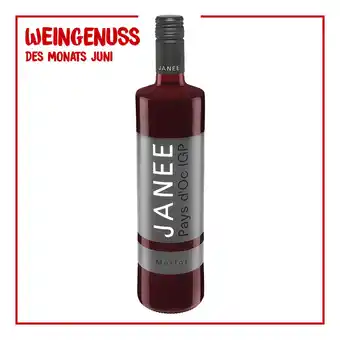 Netto Marken-Discount JANEE rouge Merlot IGP 13,0 % vol 0,75 Liter - Inhalt: 6 Flaschen Angebot