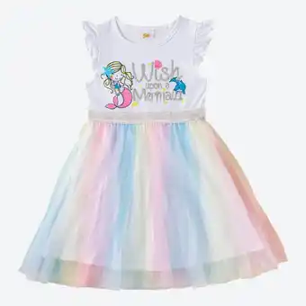 NKD Kinder-Mädchen-Kleid in Regenbogen-Design Angebot