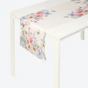 NKD Deko-Tischläufer mit Frühlingsblumen-Druck, ca. 40x140cm Angebot