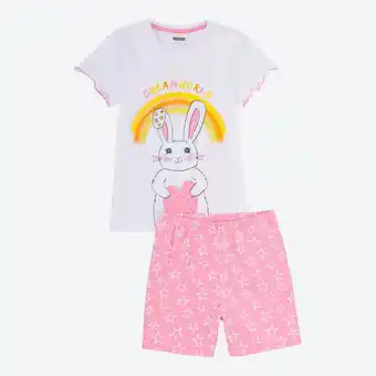 NKD Kinder-Mädchen-Shorty mit Hasen-Motiv, 2-teilig Angebot