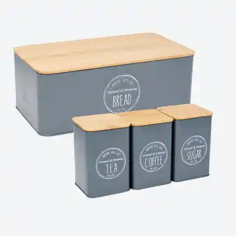 NKD Brotdosen-Set mit Bambusdeckel, 4er-Set Angebot