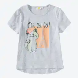 NKD Kinder-Mädchen-T-Shirt mit Katzendruck Angebot