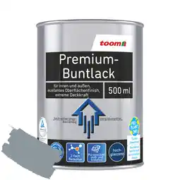 toom Baumarkt toom Premium-Buntlack silbergrau glänzend 500 ml Angebot