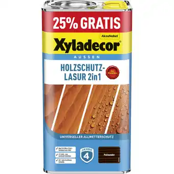 toom Baumarkt Xyladecor 2in1 Holzschutzlasur palisanderfarben 5 l Angebot