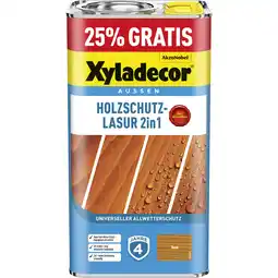 toom Baumarkt Xyladecor 2in1 Holzschutzlasur teakfarben 5 l Angebot