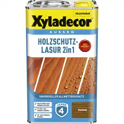 toom Baumarkt Xyladecor 2in1 Holzschutzlasur kastanienfarben 2,5 l Angebot