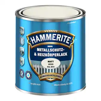 toom Baumarkt Hammerite Metallschutz- und Heizkörperlack 'RAL 9010' weiß matt 500 ml Angebot