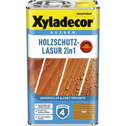 toom Baumarkt Xyladecor 2in1 Holzschutzlasur teakfarben 2,5 l Angebot