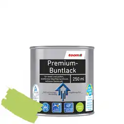 toom Baumarkt toom Premium-Buntlack hellgrün seidenmatt 250 ml Angebot