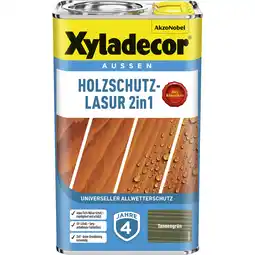 toom Baumarkt Xyladecor 2in1 Holzschutzlasur tannengrün 2,5 l Angebot