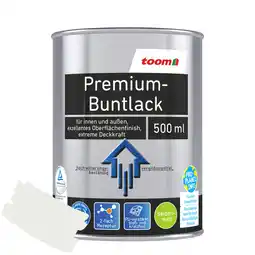 toom Baumarkt toom Premium-Buntlack signalweiß seidenmatt 500 ml Angebot