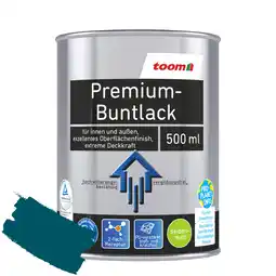 toom Baumarkt toom Premium-Buntlack petrolfarben seidenmatt 500 ml Angebot