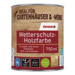 toom Baumarkt toom Wetterschutz-Holzfarbe schwarz 750 ml Angebot